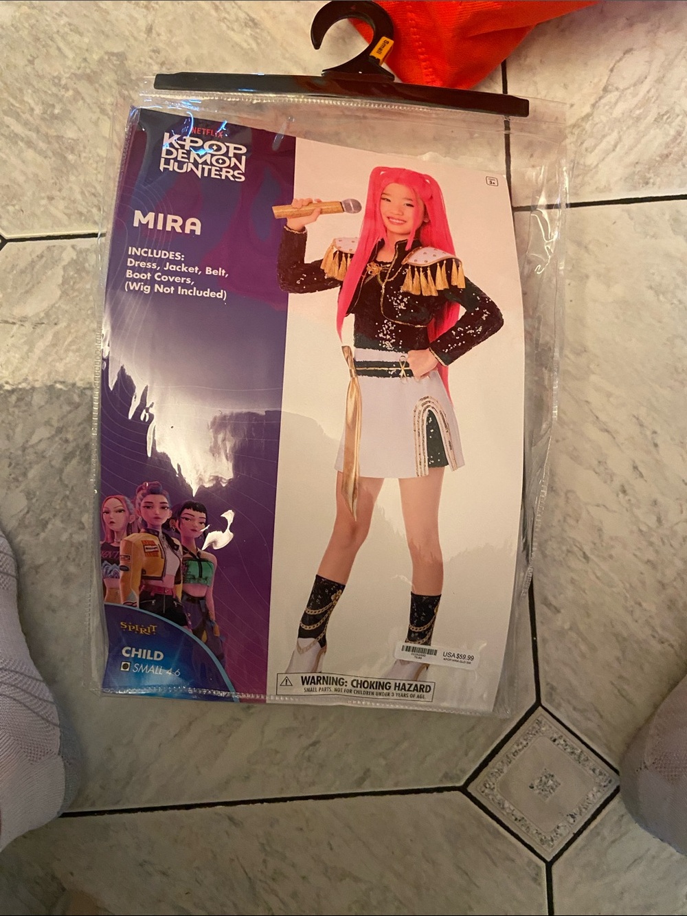 Spirit Mira Kids Costume - Black, White & Gold